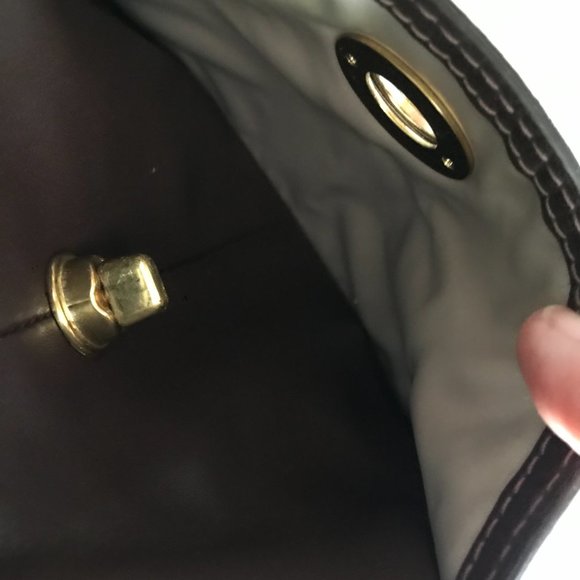 Coach Penelope Gold and Brown Soft Mill Cowhide Leather Bag - Picture 9 of 9